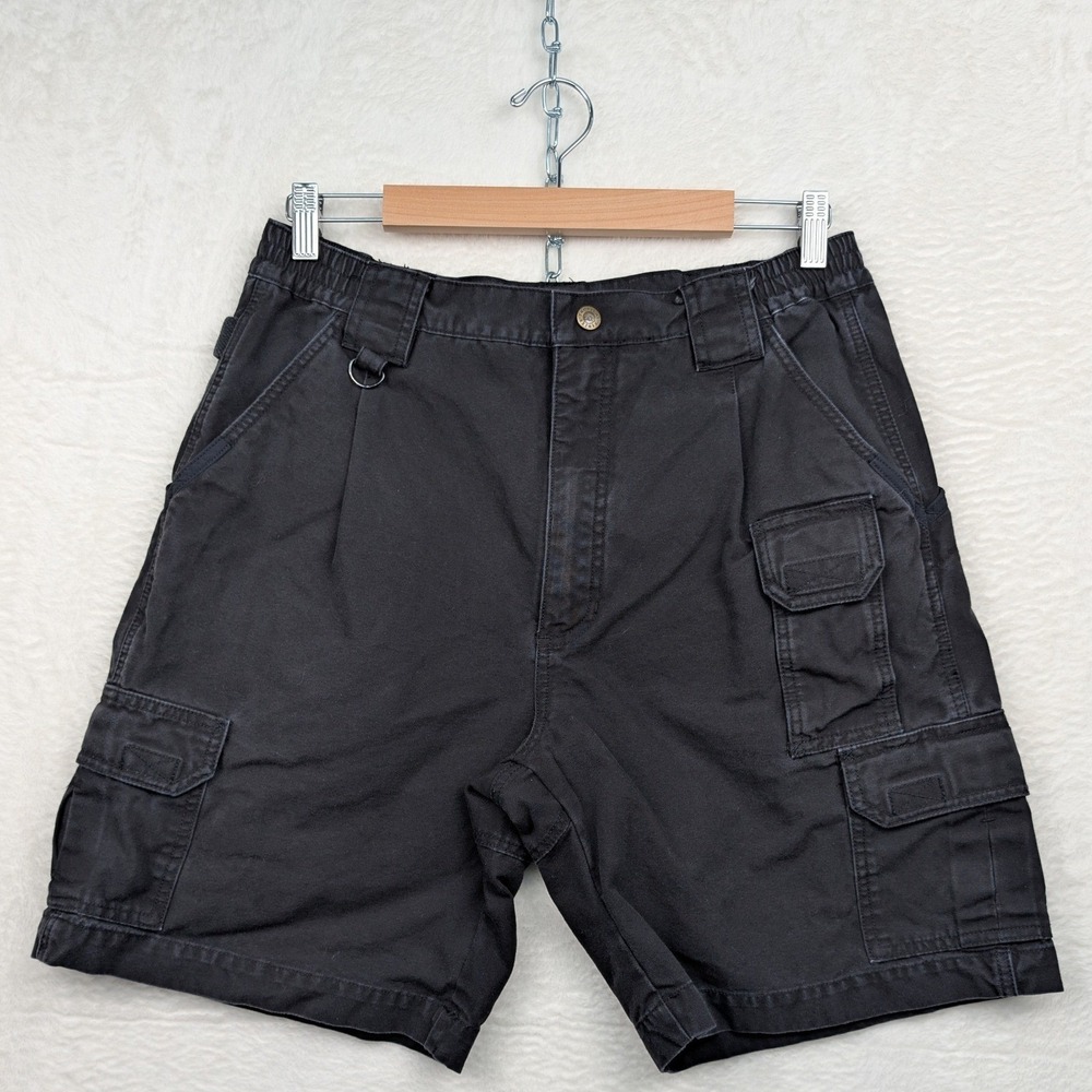 5.11 Tactical Series Cargo Shorts Mens 34 Black 5" Military EDC Utility Techwear